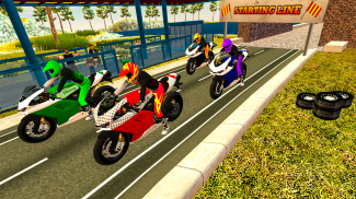simulador de corrida de moto louco 3d - moto real screenshot 0