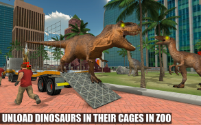 Off-Road Jurassic Zoo World Dino Transport Truck screenshot 9