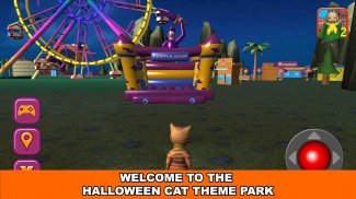 هالووین گربه پارک های screenshot 2