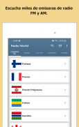 Radios del Mundo - Radio FM AM screenshot 14