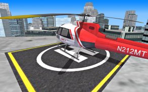 Game Terbang Helikopter Kota screenshot 1