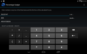 Percentage Gadget screenshot 0