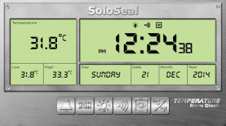 Temperature Alarm Clock screenshot 1