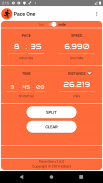 Pace One. Running pace calculator. screenshot 1