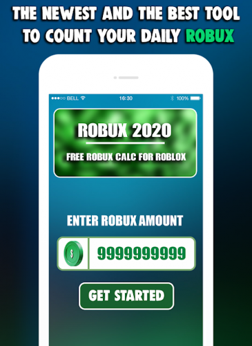 Robux 2020 Free Robux Pro Counter For Roblox 1 Descarcă Apk