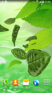 3D Leaves Live Wallpaper screenshot 3