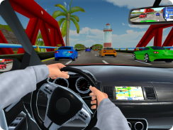 High Speed Traffic Car Driving Road Race Simulator screenshot 12