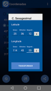 Coordenadas - GMS, UTM e MGRS screenshot 0