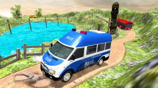 Van Driving Simulator: Police Game screenshot 1