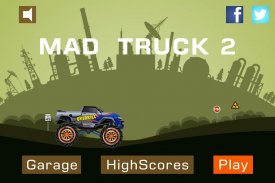 Mad Truck 2 -- monster truck hit zombies screenshot 0