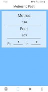 Feet Metres Converter screenshot 0