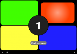 Four Color Memory Game screenshot 0