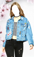 Women Jeans Jacket Photo Suit screenshot 1