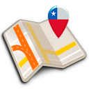 Map of Chile offline Icon