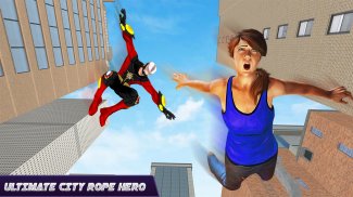 Rope Super Flying Hero Webman screenshot 2