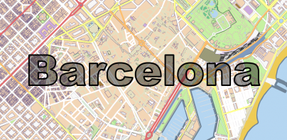 Mapa offline de Barcelona