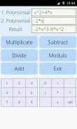 Polynomial Calculator screenshot 0
