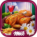 Wimmelbild Restaurant Spiele – Kochspiele Icon