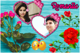 Romantic Love Dual Photo Frame screenshot 5