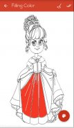 Magical world of princess:Coloring Book screenshot 1