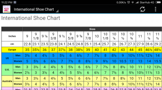 Kids to adult fashion shoe size conversion