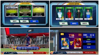 Trò chơi cricket 2020: Chơi trực tiếp Cricket T10 screenshot 0
