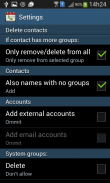 Delete remove groups contacts screenshot 1