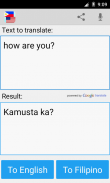 Filipino translator Pro screenshot 2