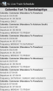 Sri Lankan Live Train Schedule screenshot 4