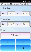 Complex Numbers Calculator screenshot 2