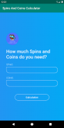 Free Spins and Coins Calculator-calc spins & coins screenshot 1