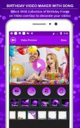 Birthday Video Maker with Song screenshot 3