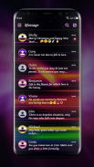 Sparkle Color Sms Theme screenshot 0