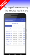 Simple Invoicing - Easy Mobile Invoices Free screenshot 2