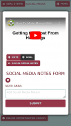 Social Media Marketing Training App - Create Goals And Notes screenshot 5