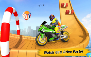 mega ramp moto stunts sepeda: game balap sepeda screenshot 3