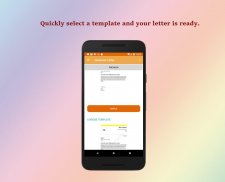 Teleprinter Letterhead Maker ( Letter writing app) screenshot 0