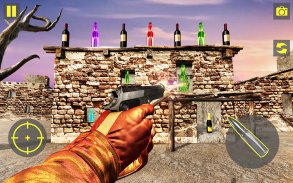 Real 3D Bottle Shooting Game screenshot 1