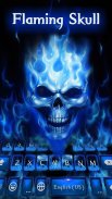 Flaming Skull のテーマキーボード screenshot 3