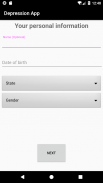 Depression App screenshot 1