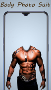 Muscular Man Body Photo Suit screenshot 2