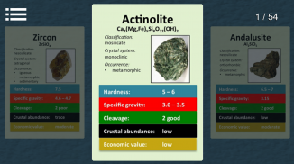 Mineral Supertrumps screenshot 1