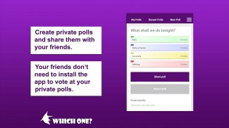 Which One? Polls - Vote, Compare & Share screenshot 0