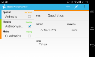 Homework Planner screenshot 3