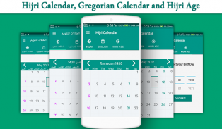 Hijri Islamic Calendar, English Cal, Hijri Widget screenshot 0