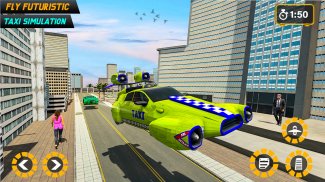 City Flying Car Taxi Simulator screenshot 2