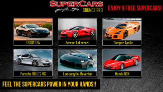 SuperCars Sounds PRO screenshot 0