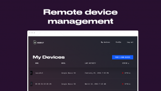Webkey Client - Android remote device management screenshot 1
