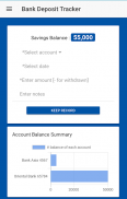 Bank Deposit Tracker screenshot 0