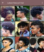 100+ African natural hairstyles collection screenshot 0